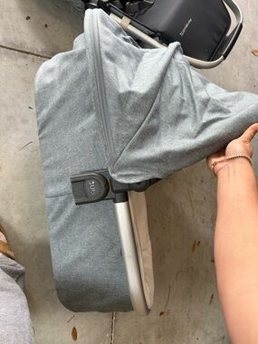 Grey Infant Stroller Bassinet - Neutral Grey